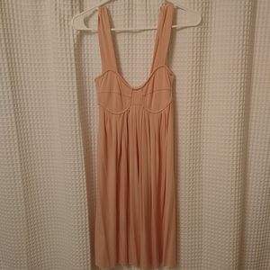 Perfect blush pink corset top dress